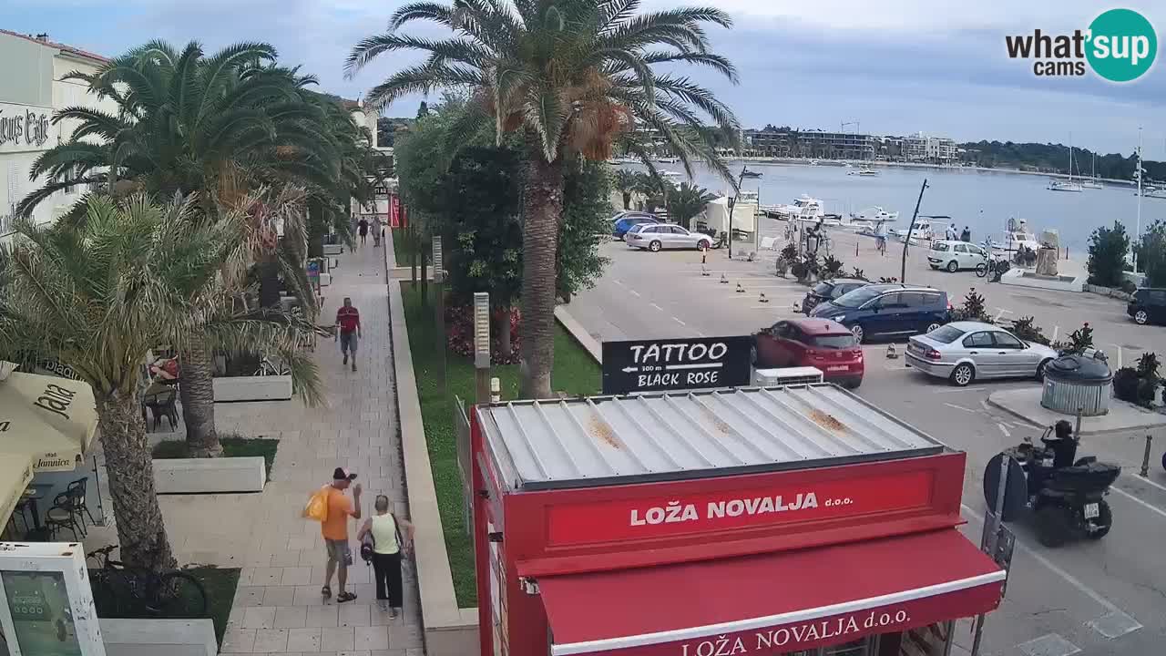 Live cam Novalja – Obala Petra Krešimira IV
