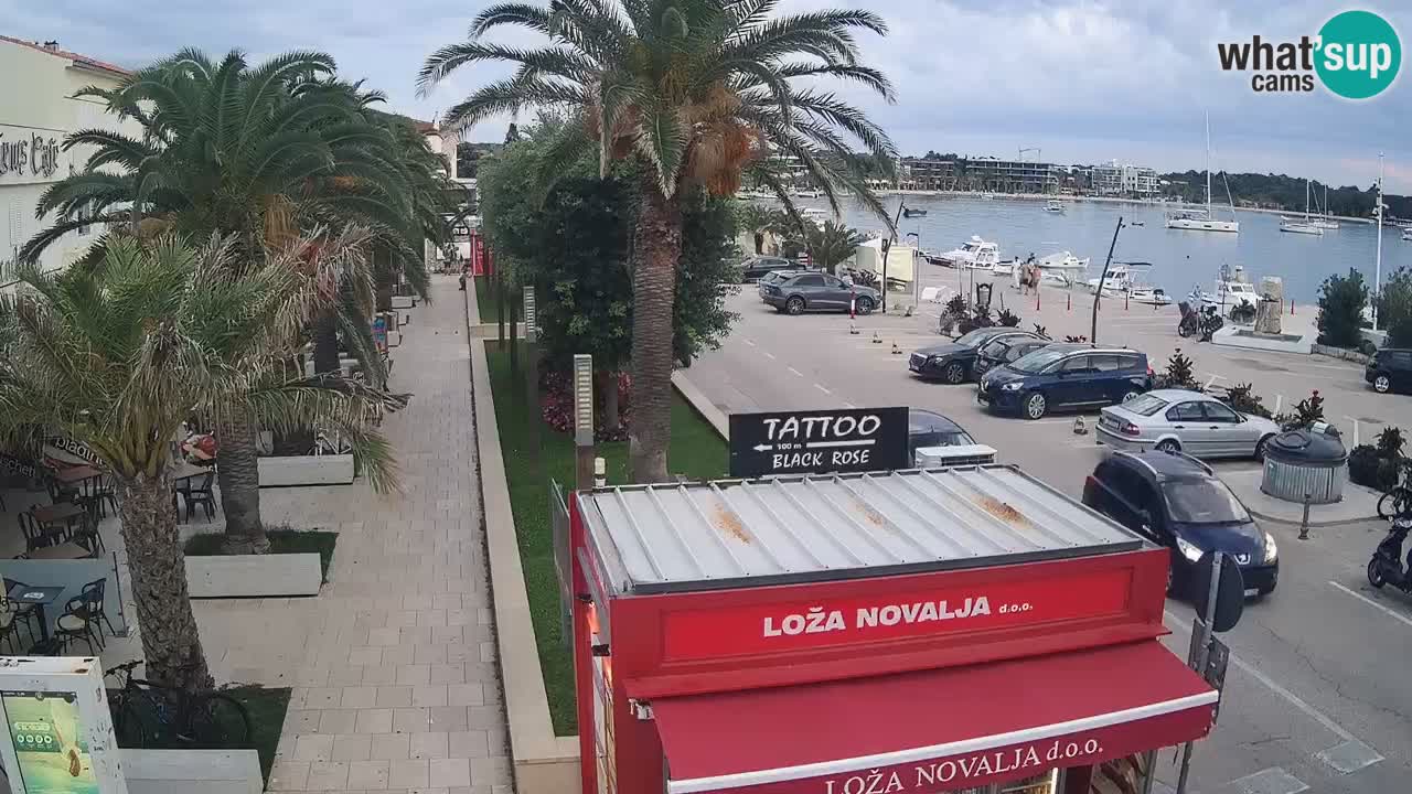 Camera en diecto Novalja – Obala Petra Krešimira IV