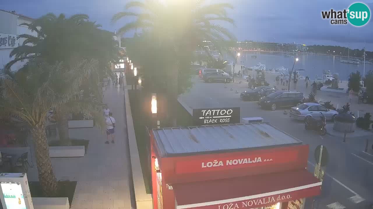 Live cam Novalja – Obala Petra Krešimira IV