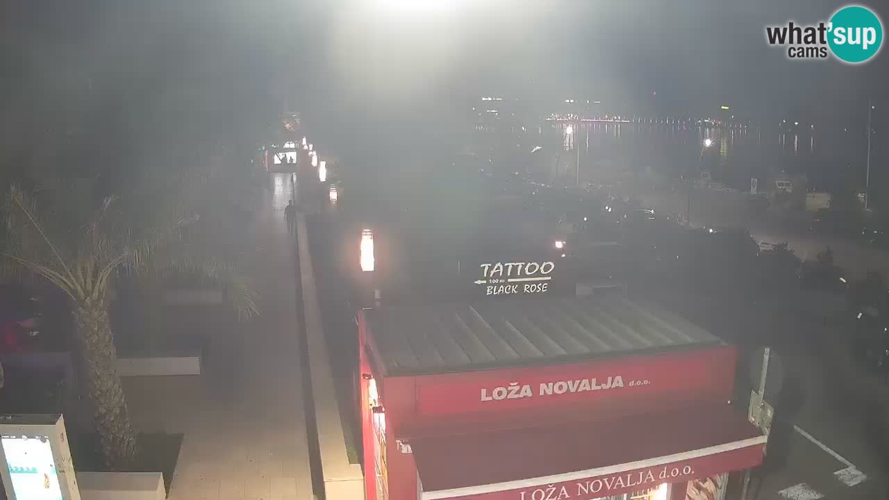 Camera en diecto Novalja – Obala Petra Krešimira IV