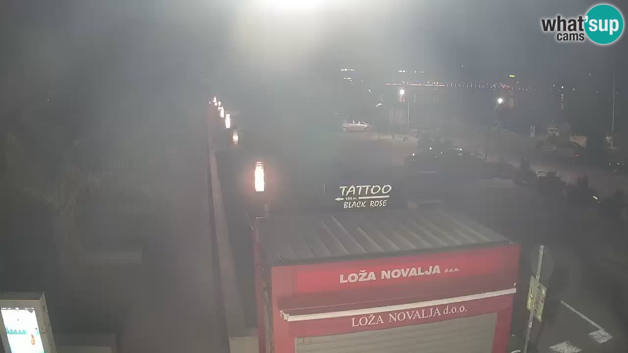 Live cam Novalja – Obala Petra Krešimira IV