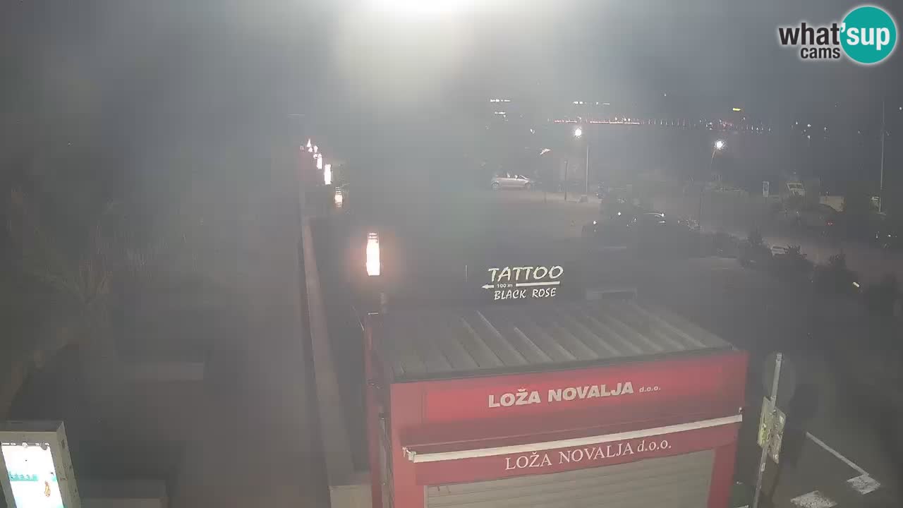 Live cam Novalja – Obala Petra Krešimira IV