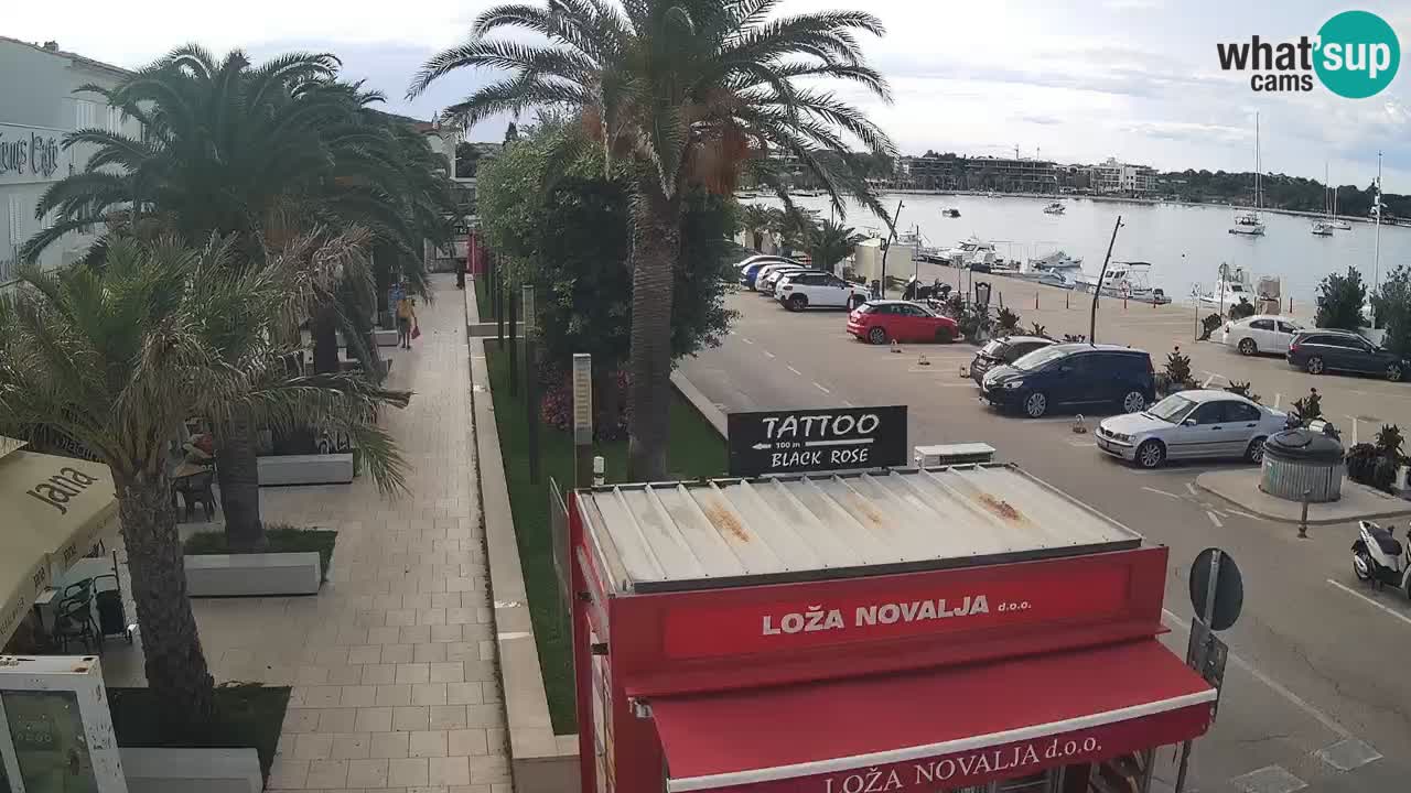 Webcam live Novalja – Obala Petra Krešimira IV