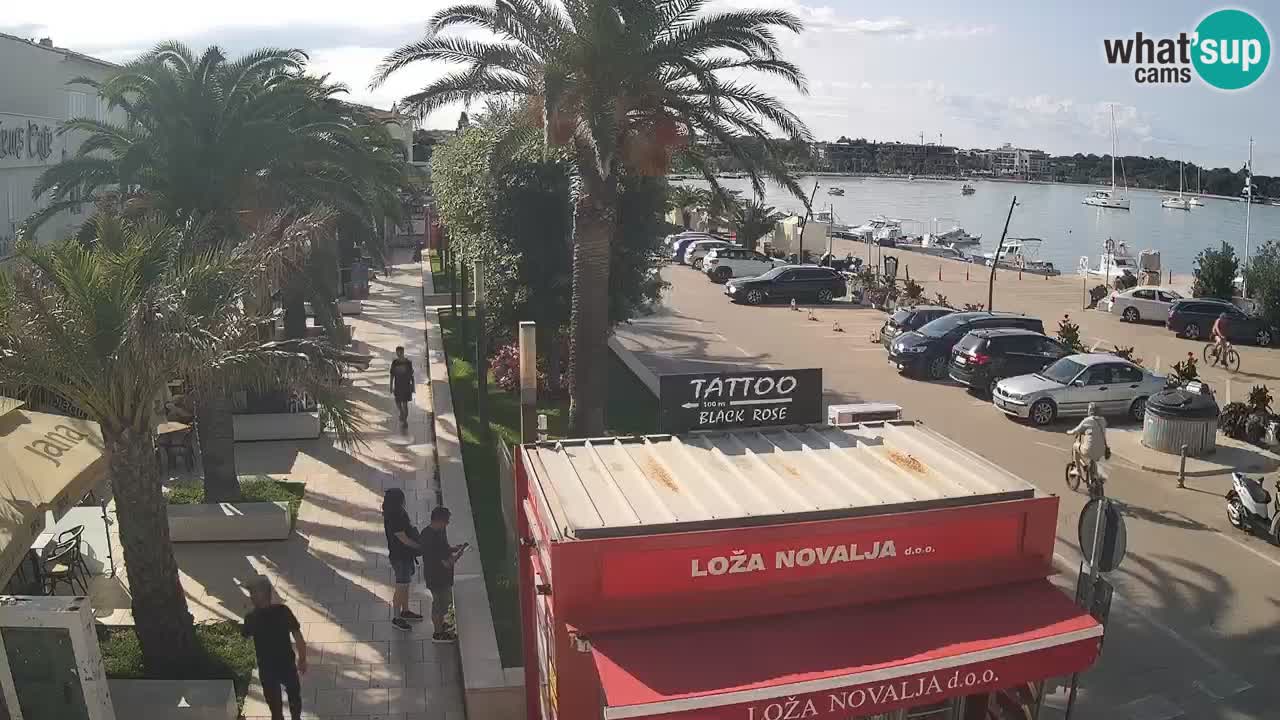 Live cam Novalja – Obala Petra Krešimira IV