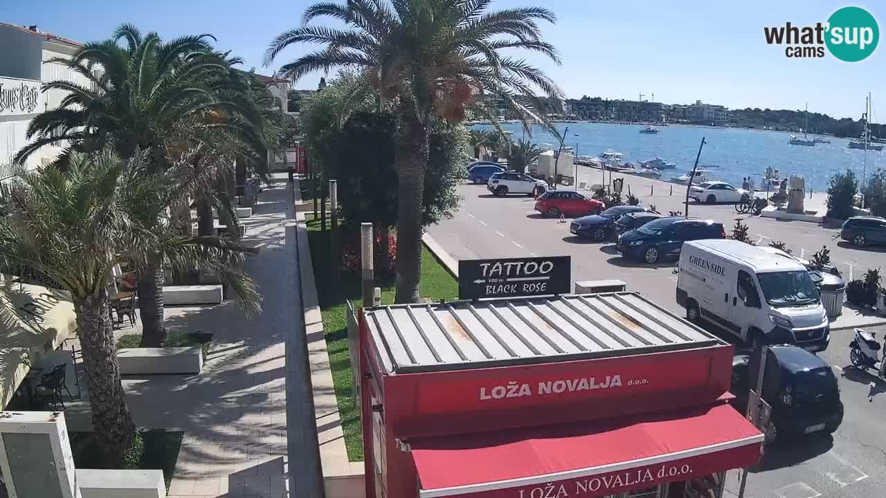 Webcam live Novalja – Obala Petra Krešimira IV