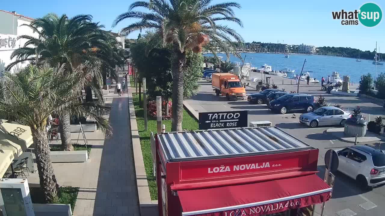 Live cam Novalja – Obala Petra Krešimira IV