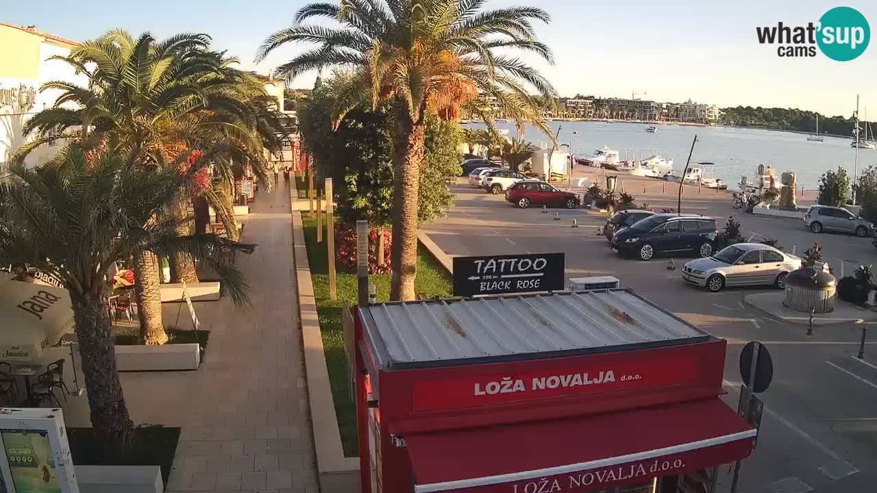 Webcam live Novalja – Obala Petra Krešimira IV