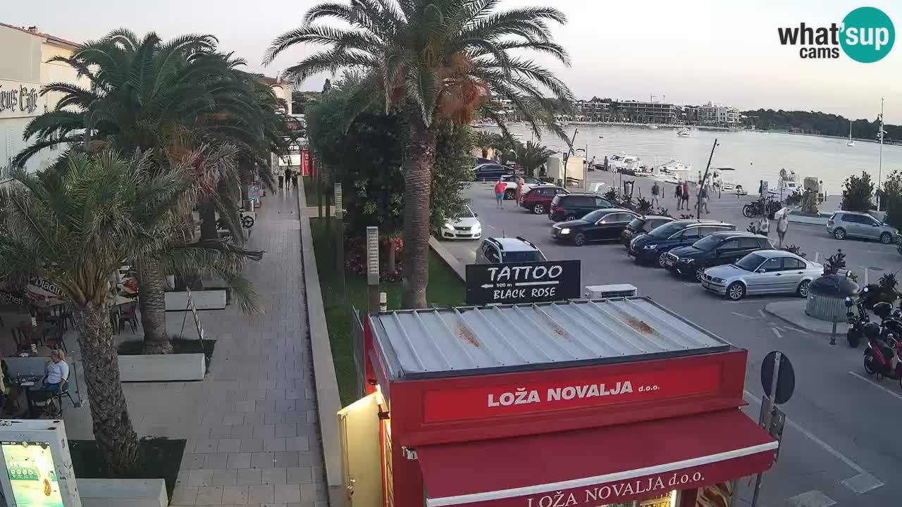 Live cam Novalja – Obala Petra Krešimira IV