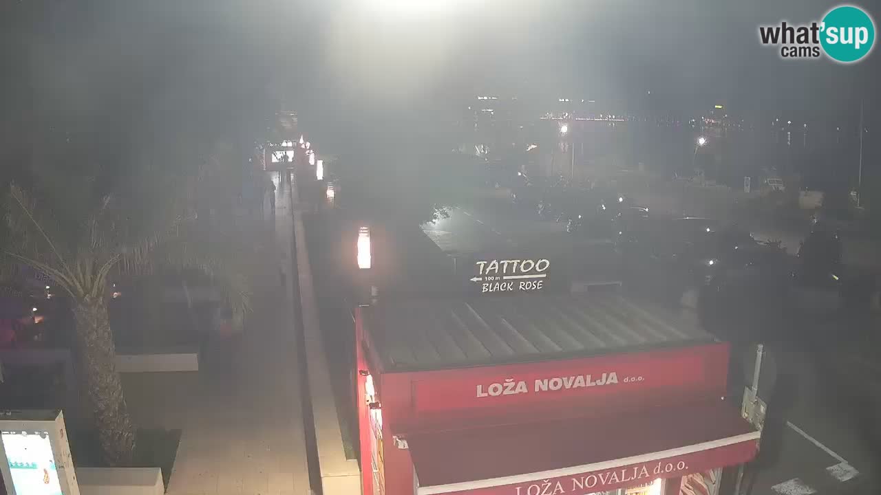 Webcam Novalja – Obala Petra Krešimira IV