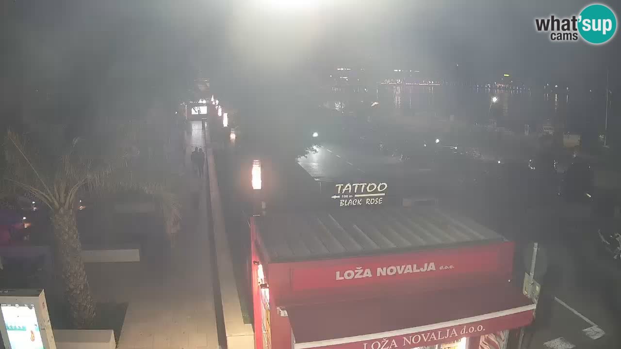 Webcam Novalja – Obala Petra Krešimira IV