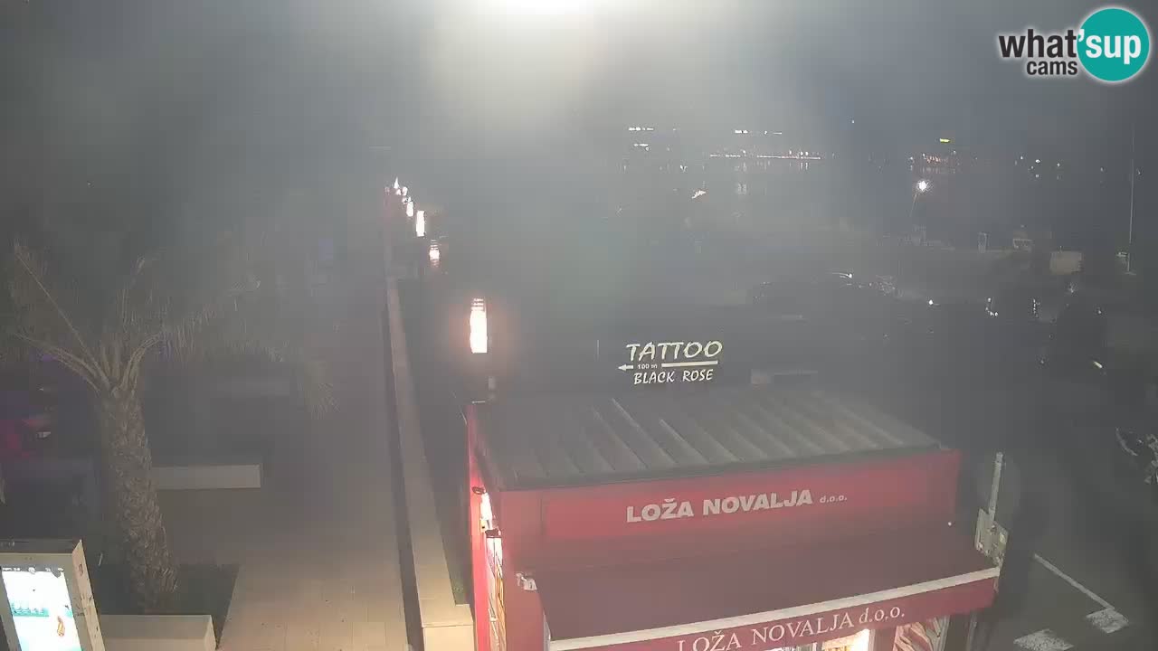 Live cam Novalja – Obala Petra Krešimira IV