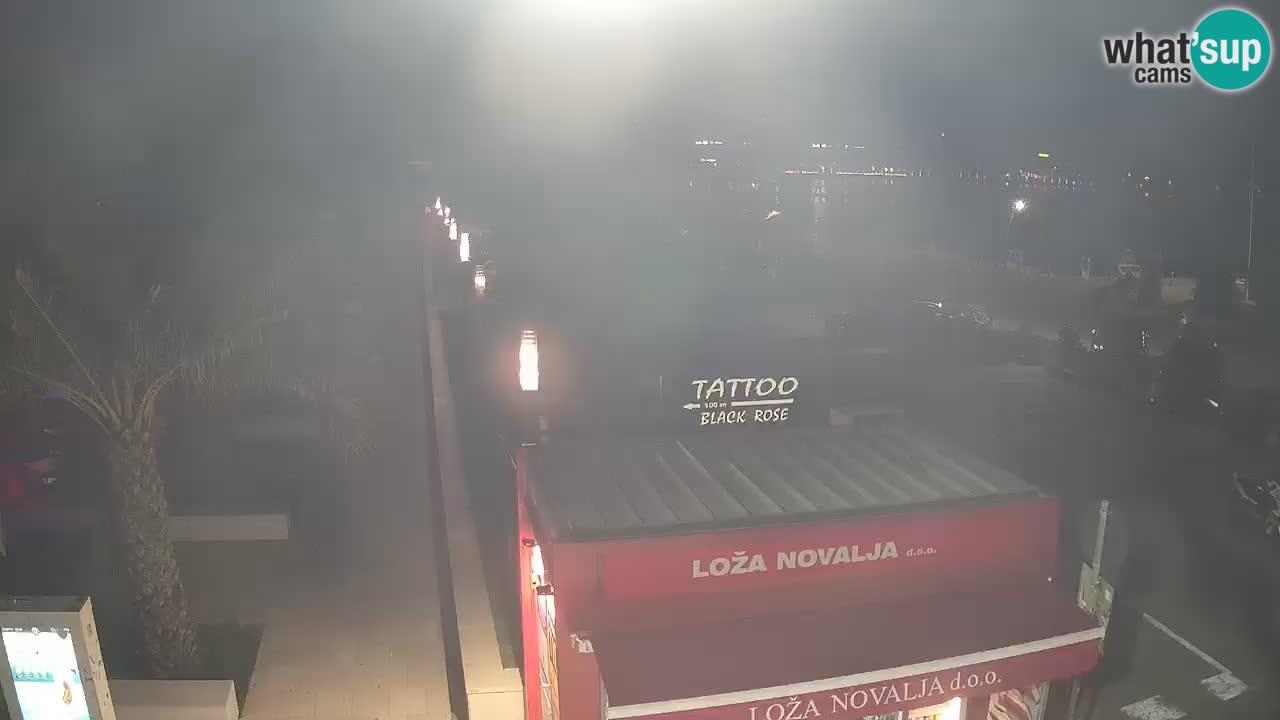Live cam Novalja – Obala Petra Krešimira IV