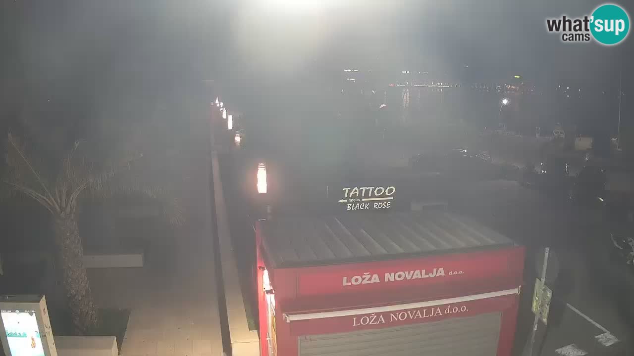 Webcam Novalja – Obala Petra Krešimira IV