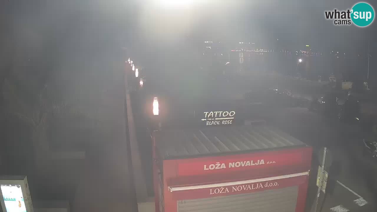 Live cam Novalja – Obala Petra Krešimira IV
