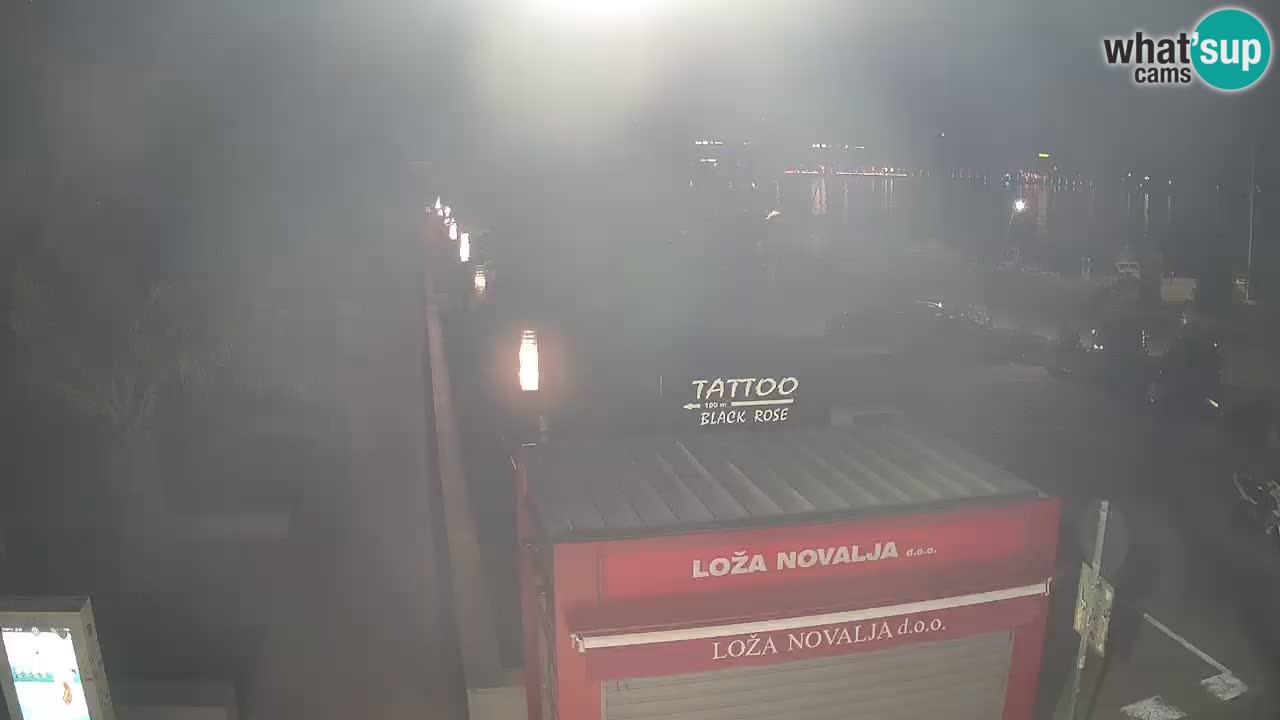 Webcam live Novalja – Obala Petra Krešimira IV