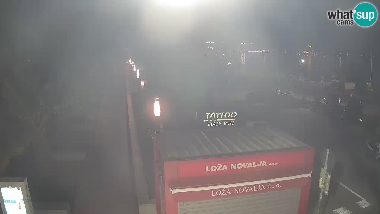 Live cam Novalja – Obala Petra Krešimira IV
