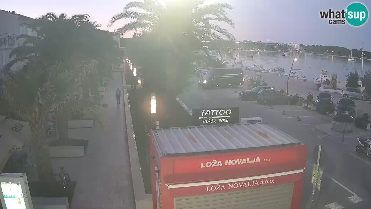 Webcam live Novalja – Obala Petra Krešimira IV