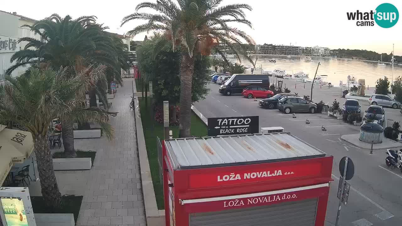 Live cam Novalja – Obala Petra Krešimira IV