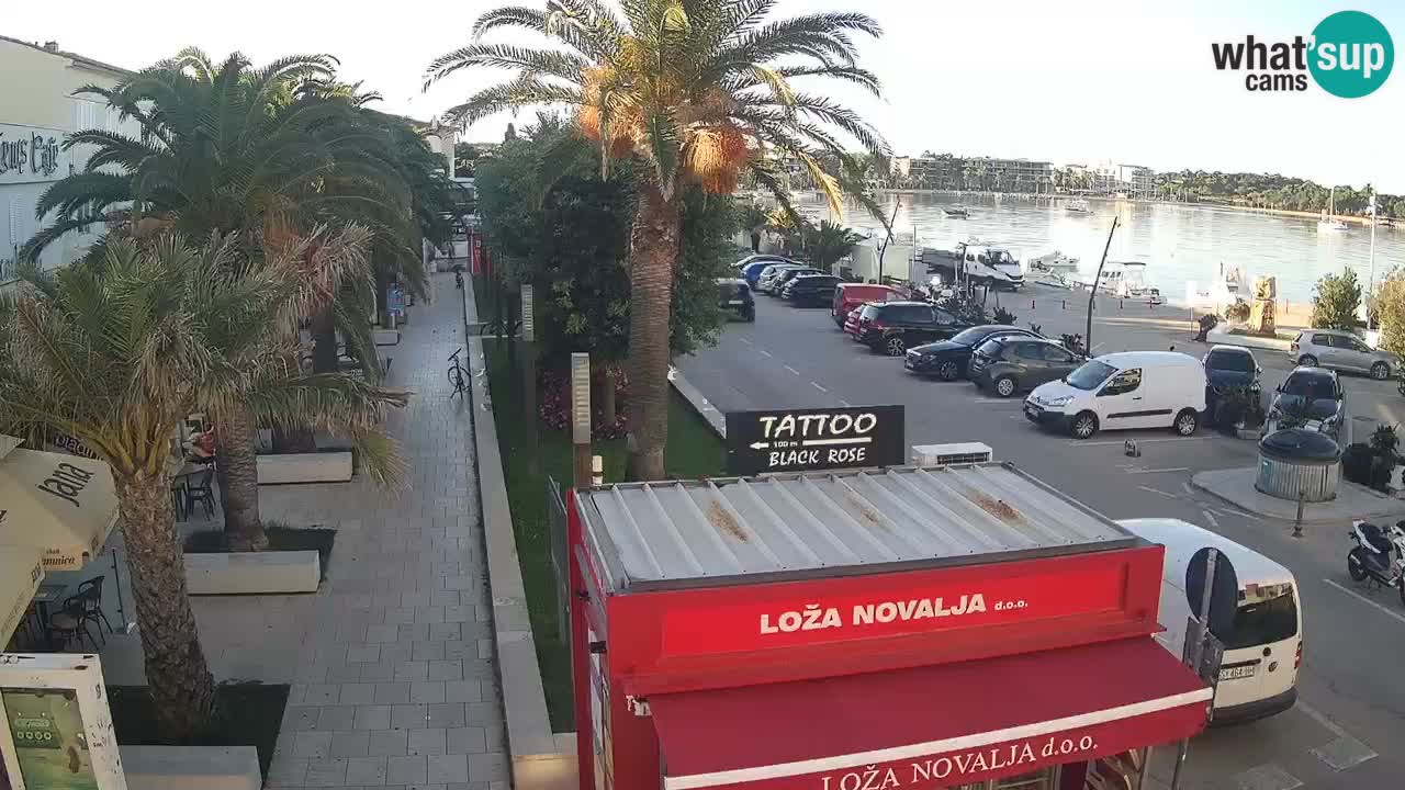 Camera en diecto Novalja – Obala Petra Krešimira IV