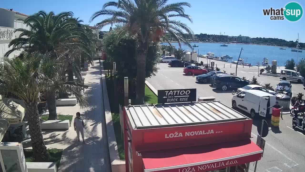 Webcam live Novalja – Obala Petra Krešimira IV