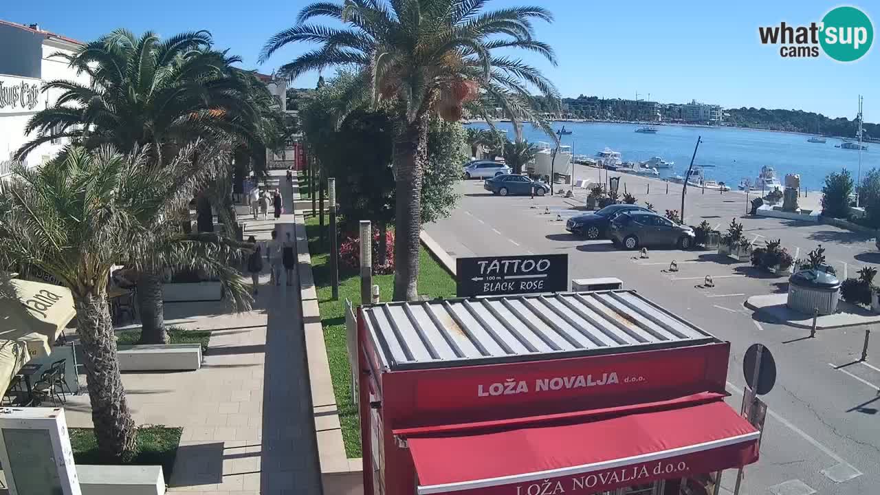 Live cam Novalja – Obala Petra Krešimira IV