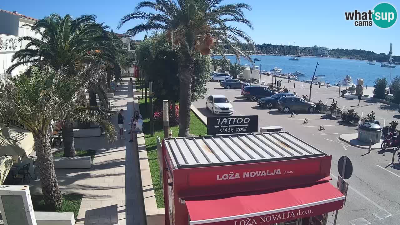 Live cam Novalja – Obala Petra Krešimira IV