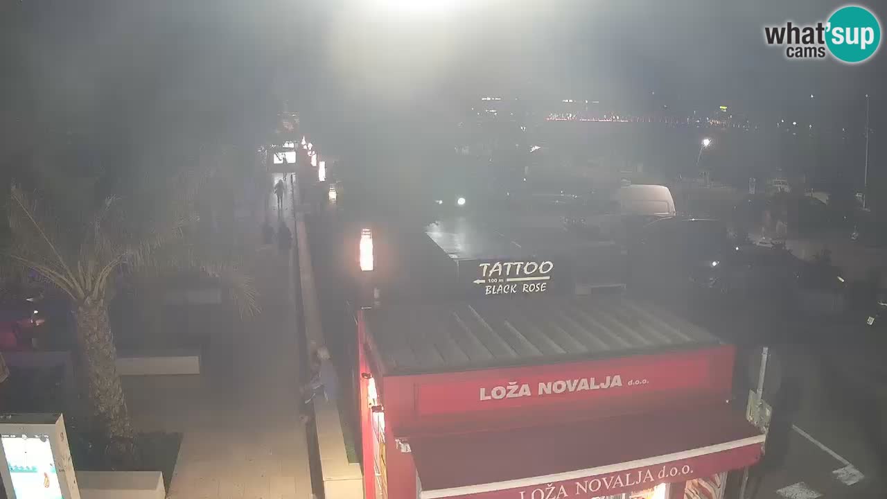 Webcam live Novalja – Obala Petra Krešimira IV