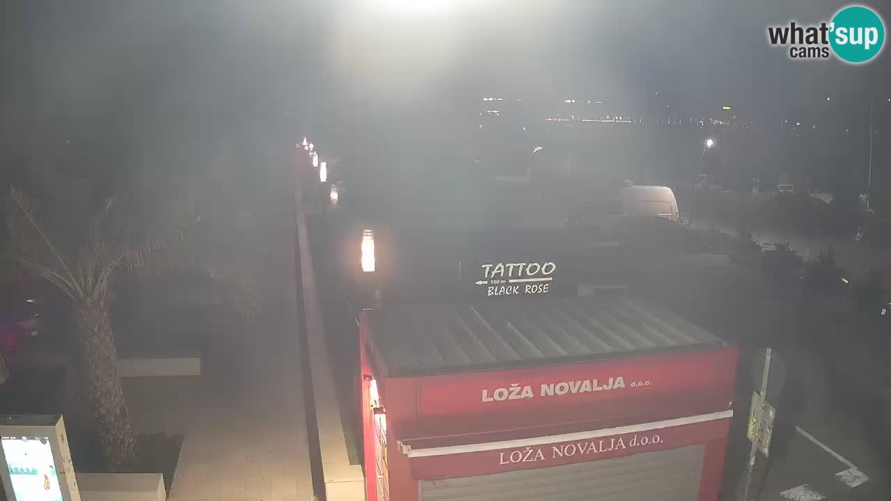 Webcam Novalja – Obala Petra Krešimira IV