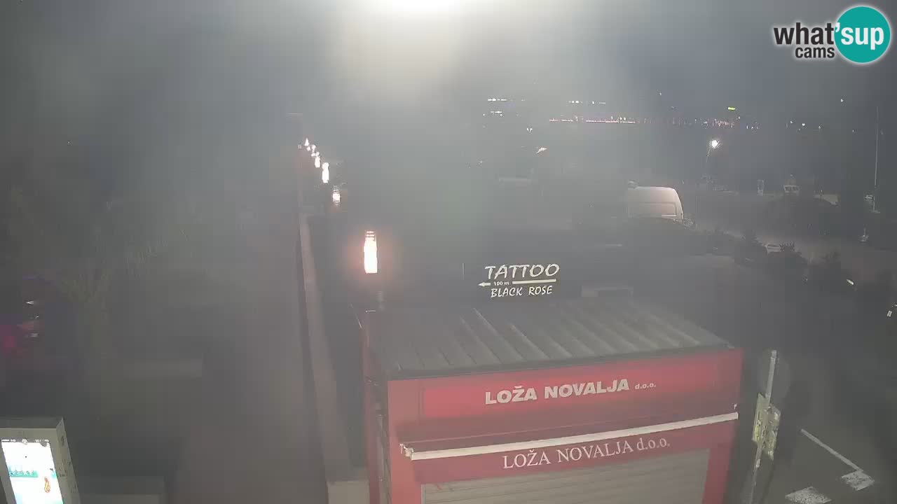 Webcam live Novalja – Obala Petra Krešimira IV