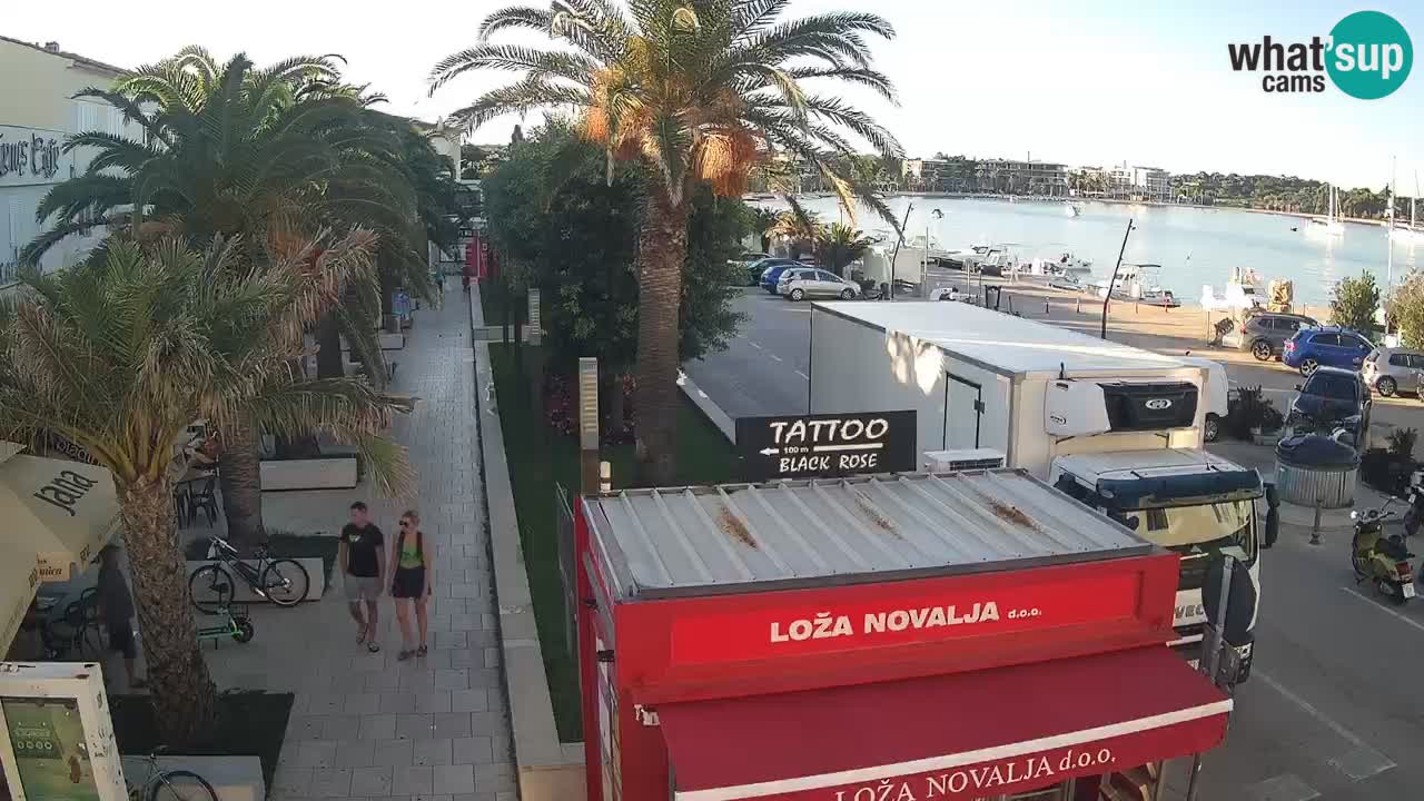 Webcam live Novalja – Obala Petra Krešimira IV
