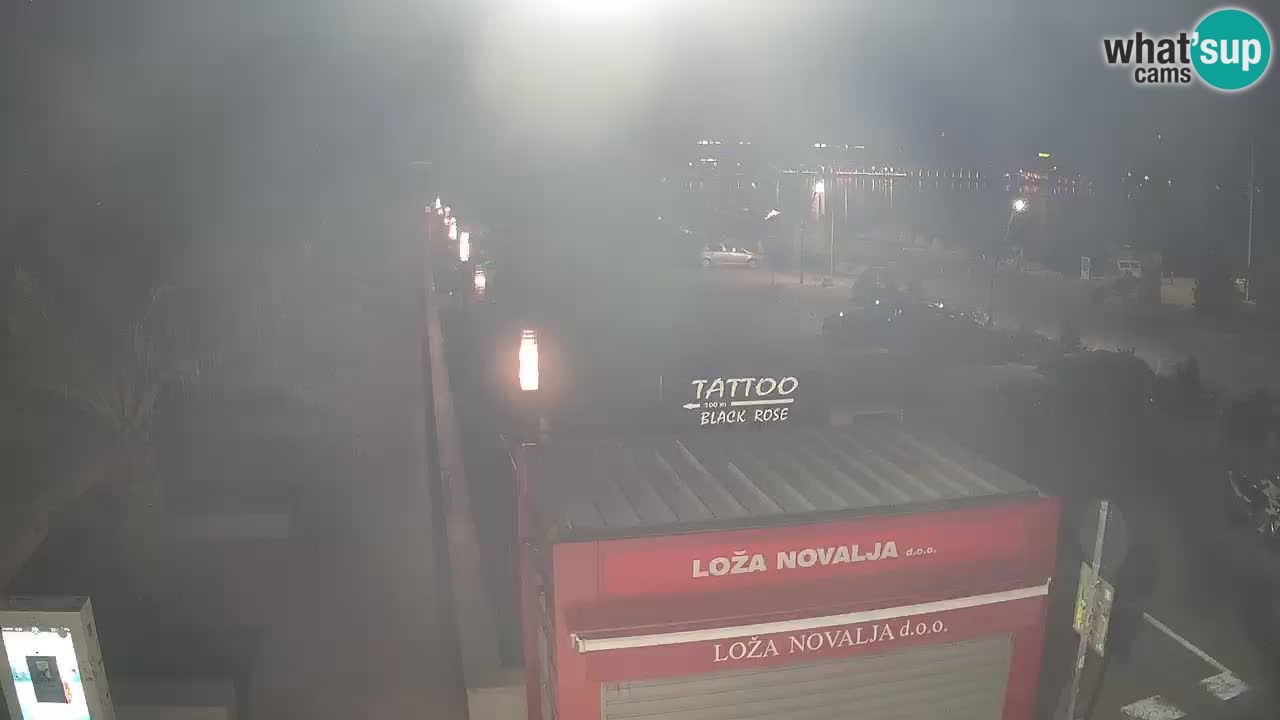 Webcam live Novalja – Obala Petra Krešimira IV
