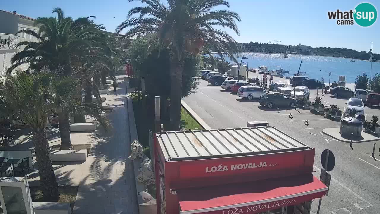 Live cam Novalja – Obala Petra Krešimira IV