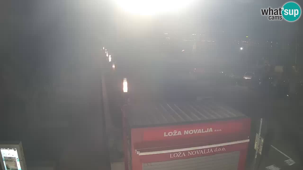Live cam Novalja – Obala Petra Krešimira IV