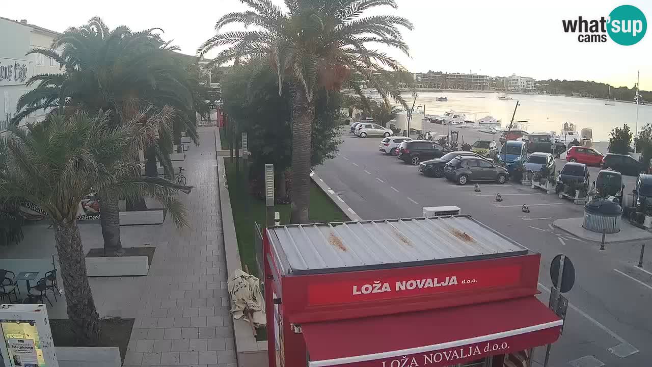 Camera en diecto Novalja – Obala Petra Krešimira IV