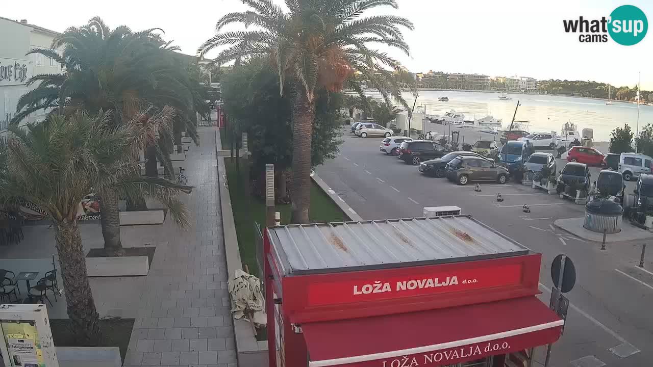 Camera en diecto Novalja – Obala Petra Krešimira IV