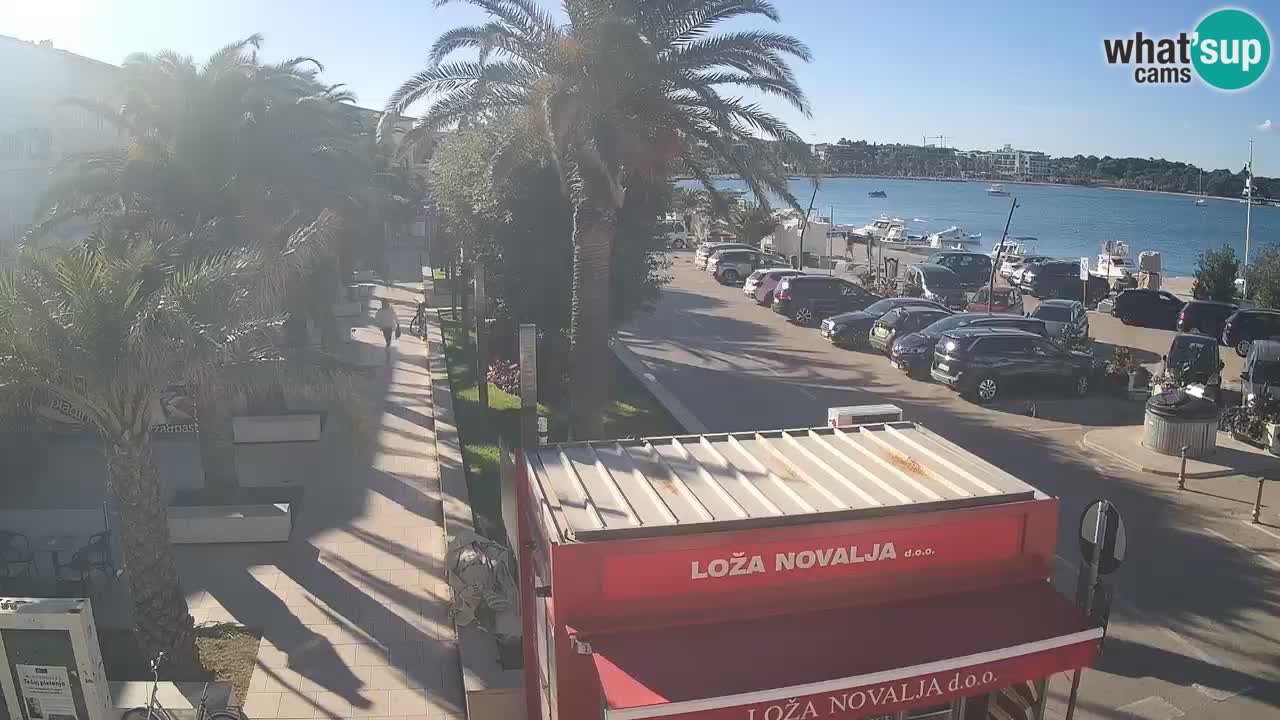 Spletna kamera Novalja – Obala Petra Krešimira IV