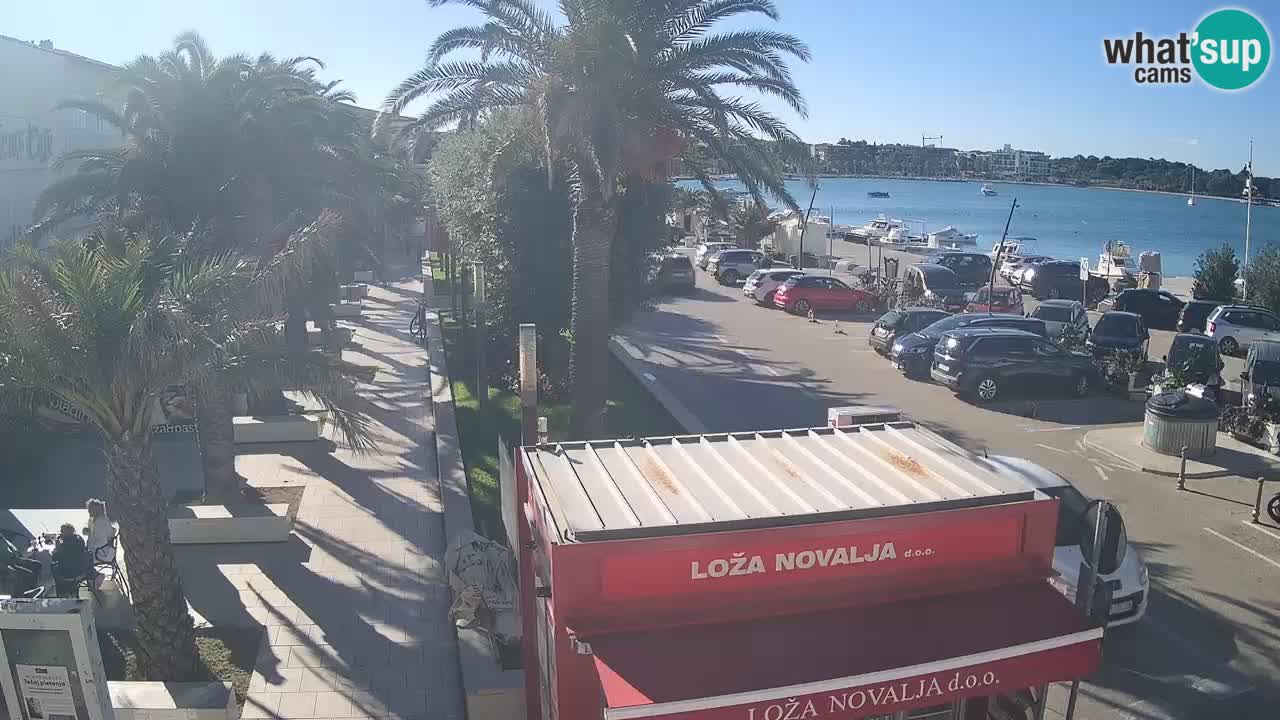 Web kamera Novalja – Obala Petra Krešimira IV