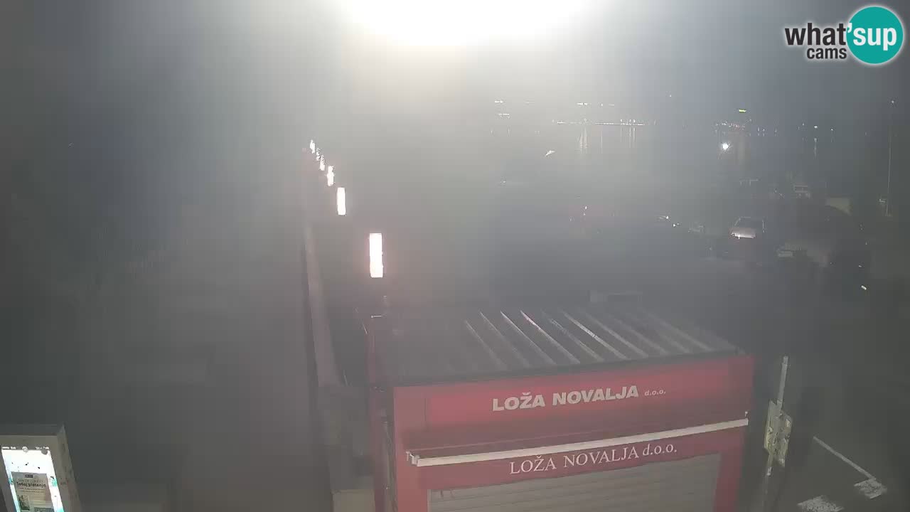 Webcam live Novalja – Obala Petra Krešimira IV