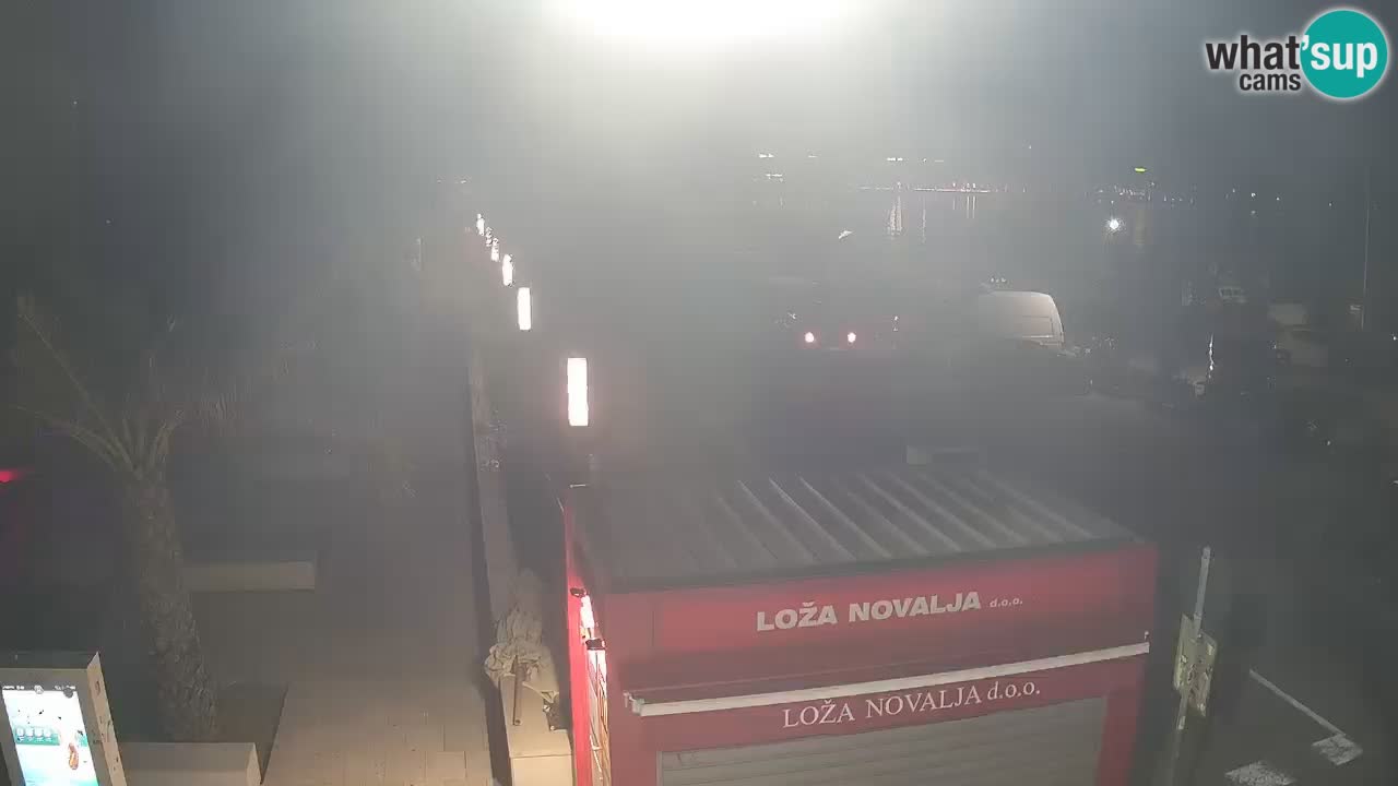 Live cam Novalja – Obala Petra Krešimira IV