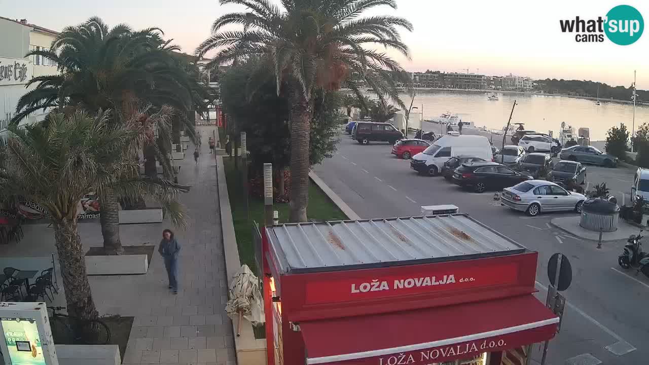 Web kamera Novalja – Obala Petra Krešimira IV