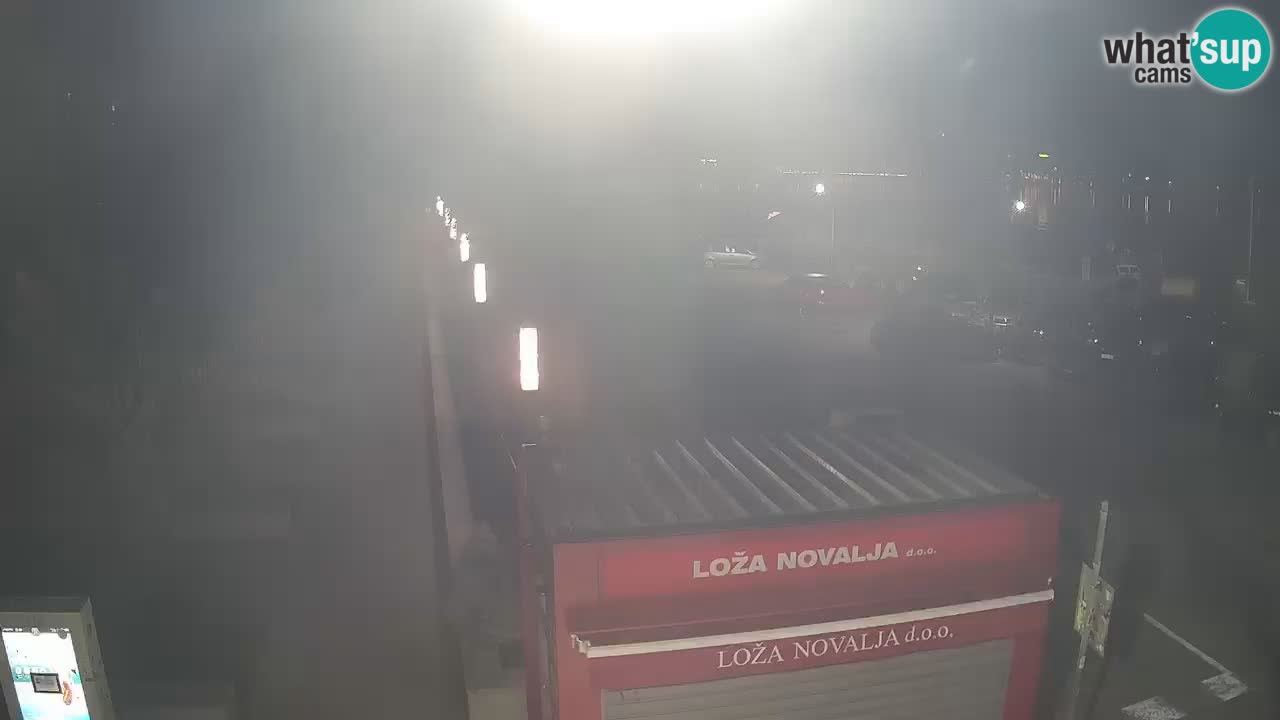 Camera en diecto Novalja – Obala Petra Krešimira IV