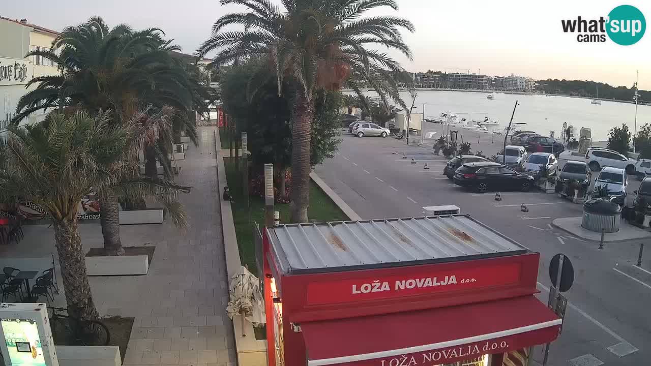 Web kamera Novalja – Obala Petra Krešimira IV