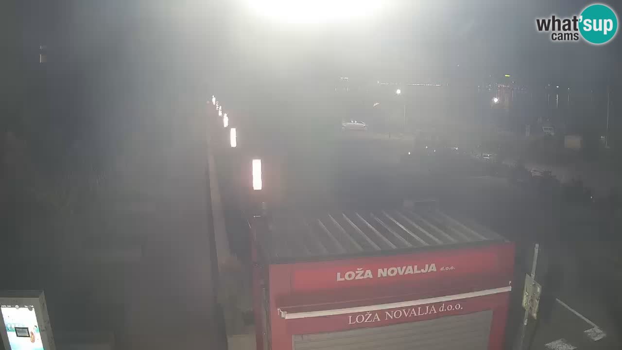 Web kamera Novalja – Obala Petra Krešimira IV