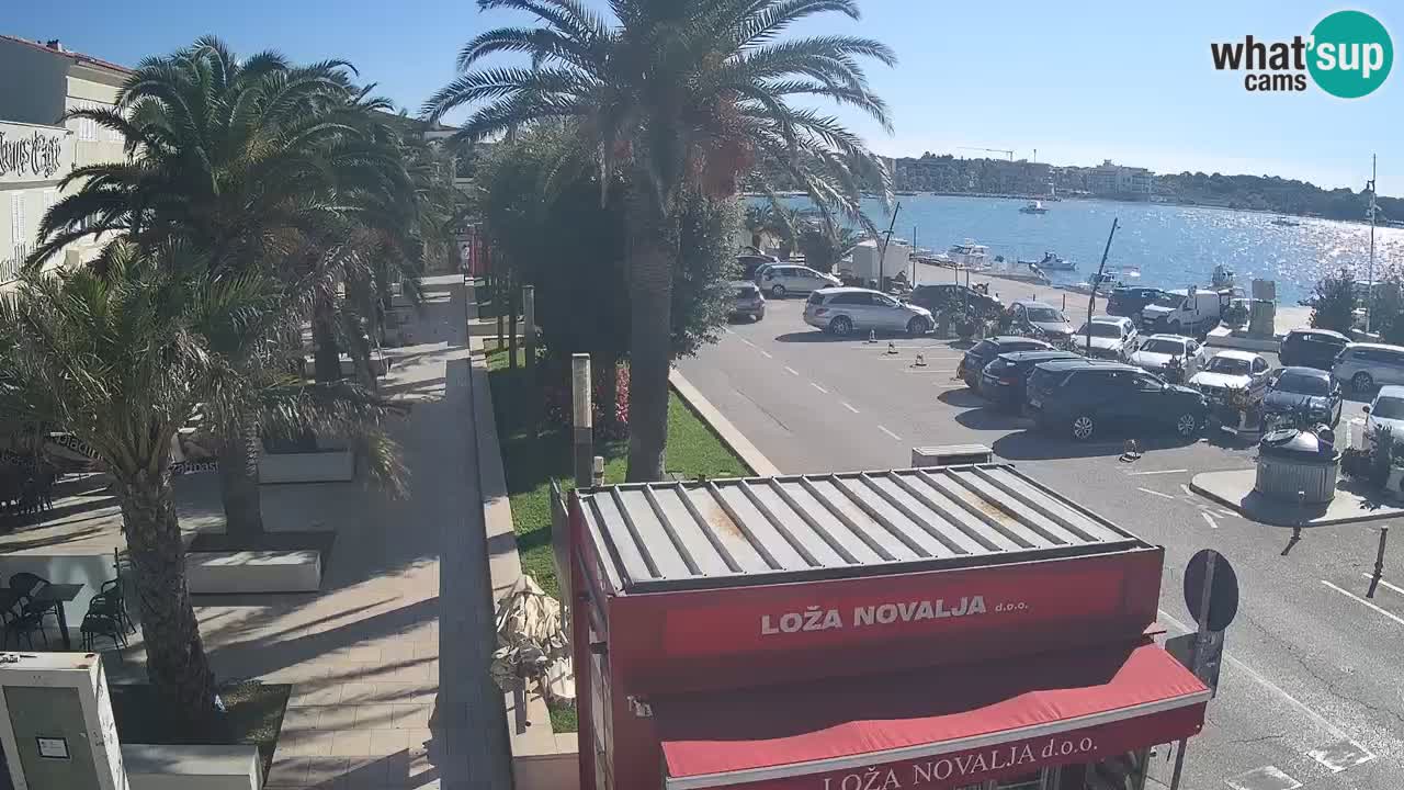 Webcam live Novalja – Obala Petra Krešimira IV