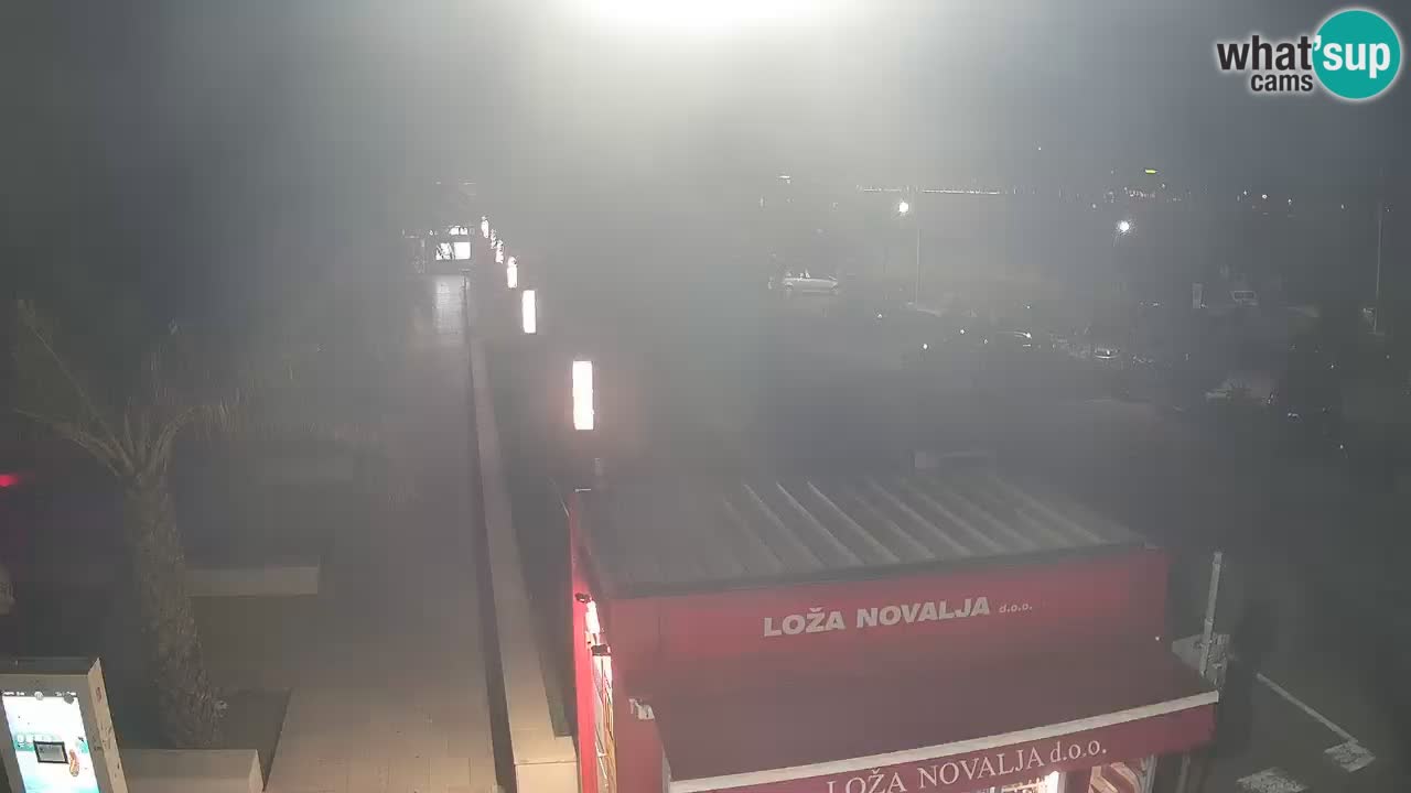Live cam Novalja – Obala Petra Krešimira IV