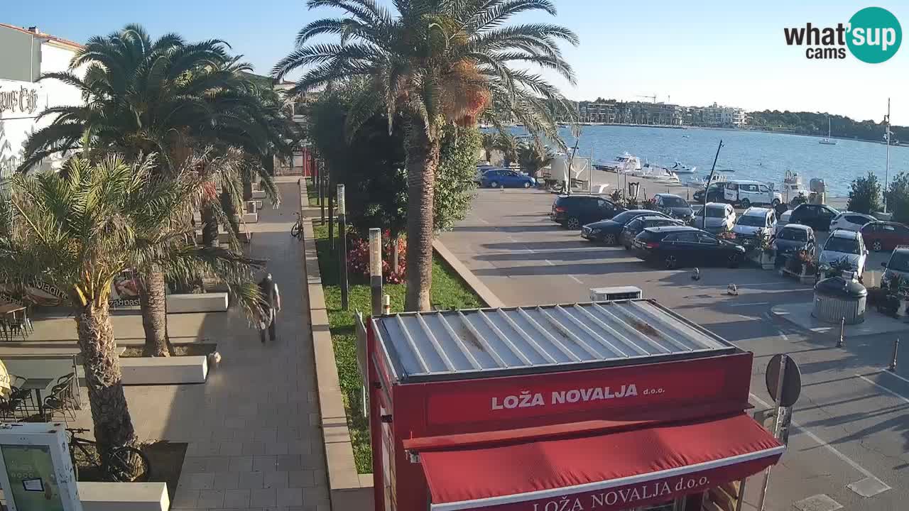 Webcam live Novalja – Obala Petra Krešimira IV
