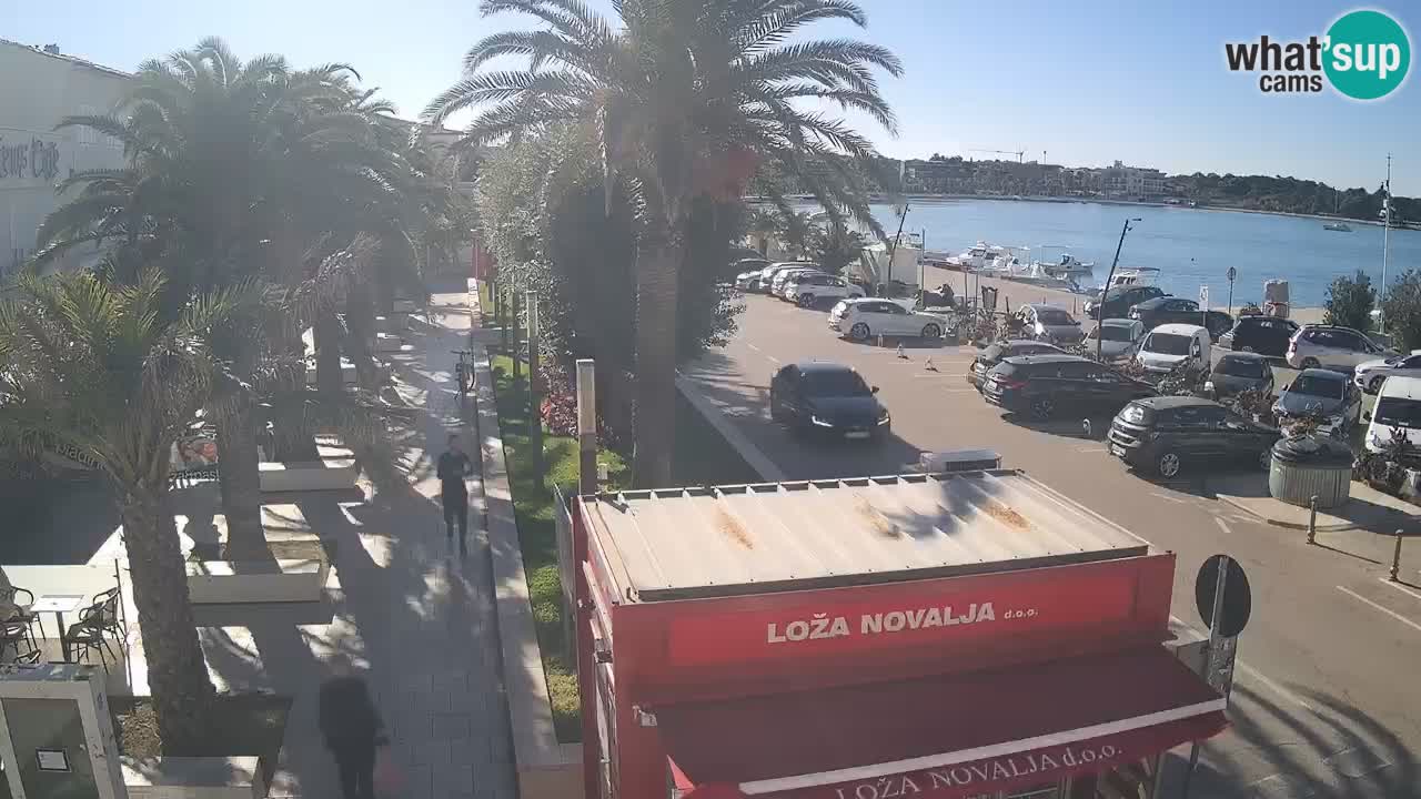 Camera en diecto Novalja – Obala Petra Krešimira IV