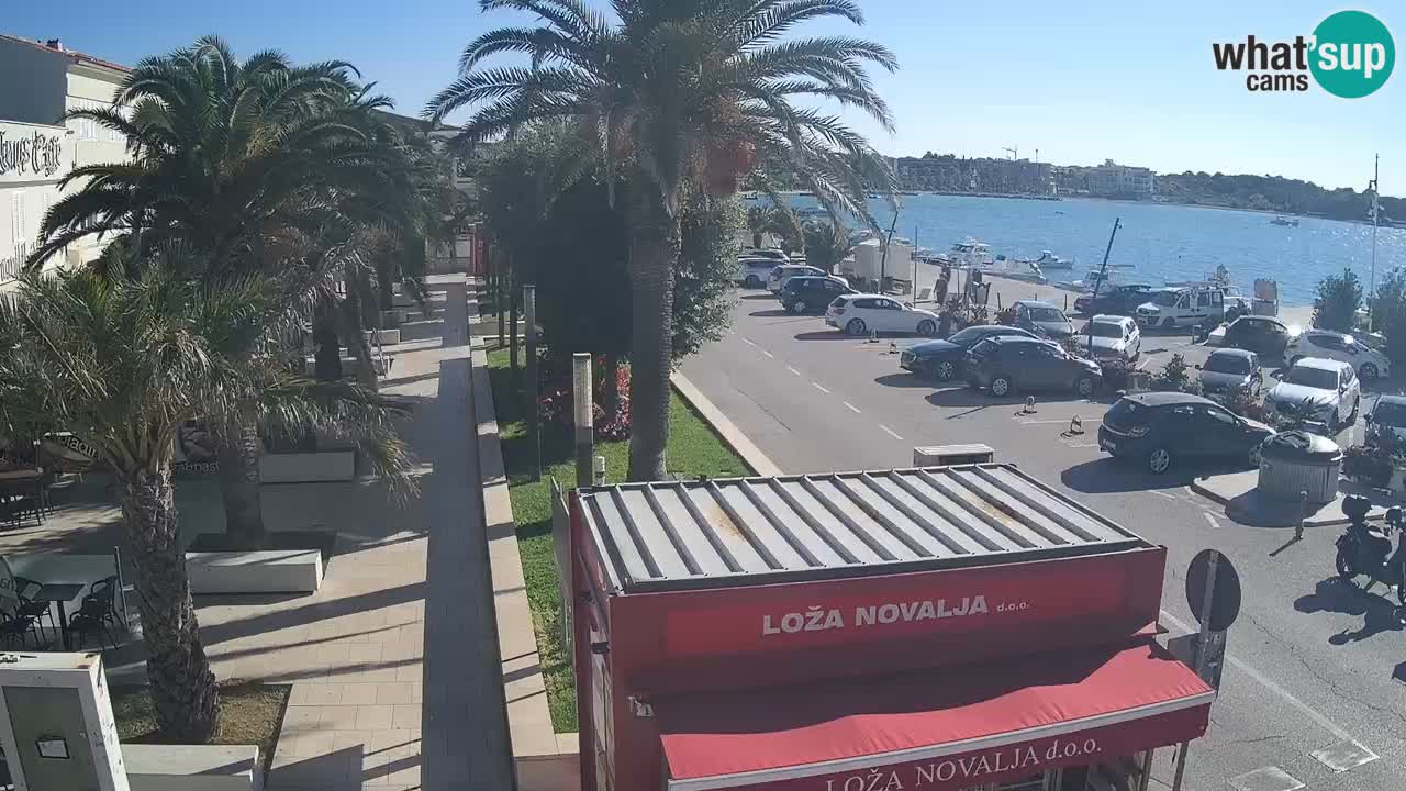 Live cam Novalja – Obala Petra Krešimira IV