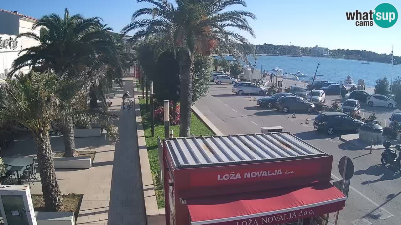 Webcam live Novalja – Obala Petra Krešimira IV