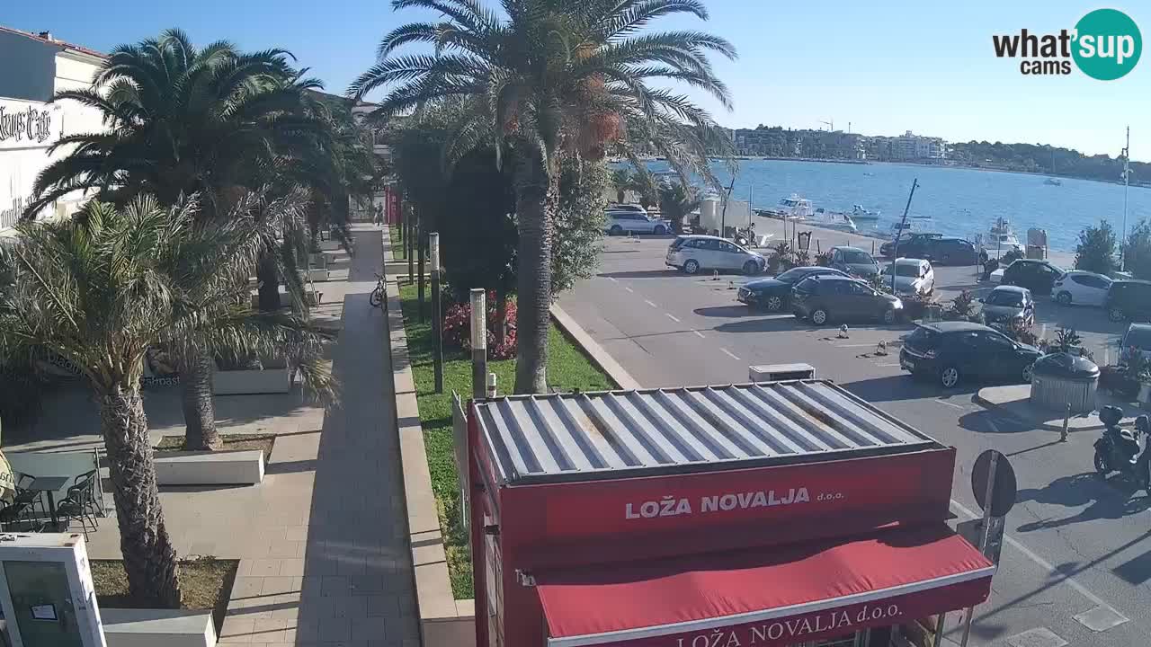 Webcam live Novalja – Obala Petra Krešimira IV